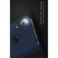 Тонкий Флип Чехол Книжка с Скрытым Магнитом и Отделением для Карты для Huawei Honor 8A Синий