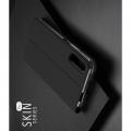 Тонкий Флип Чехол Книжка с Скрытым Магнитом и Отделением для Карты для Huawei Honor 9X Pro / Honor 9X Черный