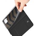 Тонкий Флип Чехол Книжка с Скрытым Магнитом и Отделением для Карты для Huawei P40 Lite / P40 Lite Черный