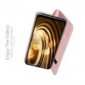 Тонкий Флип Чехол Книжка с Скрытым Магнитом и Отделением для Карты для Samsung Galaxy A10 Розовое Золото