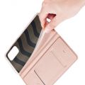 Тонкий Флип Чехол Книжка с Скрытым Магнитом и Отделением для Карты для Samsung Galaxy A41 Розовый