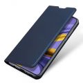 Тонкий Флип Чехол Книжка с Скрытым Магнитом и Отделением для Карты для Samsung Galaxy A51 Синий