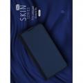 Тонкий Флип Чехол Книжка с Скрытым Магнитом и Отделением для Карты для Samsung Galaxy A70 Синий