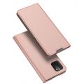 Тонкий Флип Чехол Книжка с Скрытым Магнитом и Отделением для Карты для Samsung Galaxy Note 10 Lite Розовый