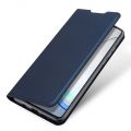 Тонкий Флип Чехол Книжка с Скрытым Магнитом и Отделением для Карты для Samsung Galaxy Note 10 Lite Синий