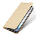 Тонкий Флип Чехол Книжка с Скрытым Магнитом и Отделением для Карты для Samsung Galaxy Note 10 Lite Золотой
