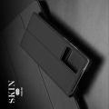 Тонкий Флип Чехол Книжка с Скрытым Магнитом и Отделением для Карты для Samsung Galaxy Note 20 Ultra Черный