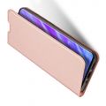 Тонкий Флип Чехол Книжка с Скрытым Магнитом и Отделением для Карты для Samsung Galaxy S20 Розовый
