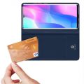 Тонкий Флип Чехол Книжка с Скрытым Магнитом и Отделением для Карты для Xiaomi Mi Note 10 Lite Синий
