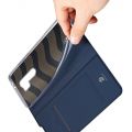 Тонкий Флип Чехол Книжка с Скрытым Магнитом и Отделением для Карты для Xiaomi Redmi 9 Синий