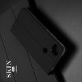 Тонкий Флип Чехол Книжка с Скрытым Магнитом и Отделением для Карты для Xiaomi Redmi 9C Черный
