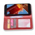 Тонкий Флип Чехол Книжка с Скрытым Магнитом и Отделением для Карты для Xiaomi Redmi Go Красный