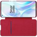 Тонкий Флип NILLKIN Qin Чехол Книжка для OnePlus 8 Pro Красный