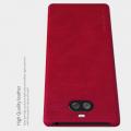 Тонкий Флип NILLKIN Qin Чехол Книжка для Sony Xperia 10 Plus Красный