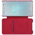 Тонкий Флип NILLKIN Qin Чехол Книжка для Sony Xperia XZ2 Premium Красный