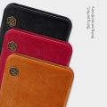 Тонкий Флип NILLKIN Qin Чехол Книжка для Xiaomi Redmi 9 Коричневый