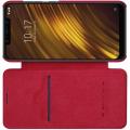 Тонкий Флип NILLKIN Qin Чехол Книжка для Xiaomi Redmi Note 8 Pro Красный