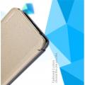 Тонкий Флип NILLKIN Sparkle Горизонтальный Боковой Чехол Книжка для Huawei Honor 7X Золотой