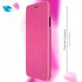 Тонкий Флип NILLKIN Sparkle Горизонтальный Боковой Чехол Книжка для iPhone XR Розовый