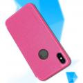 Тонкий Флип NILLKIN Sparkle Горизонтальный Боковой Чехол Книжка для iPhone XS Max Розовый