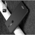 Ударопрочный бронированный IMAK чехол для Nokia 3.1 Plus с усиленными углами черный + защитная пленка на экран