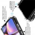 Ударопрочный бронированный IMAK чехол для Samsung Galaxy A10s с усиленными углами песочно-черный + защитная пленка на экран