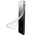 Ударопрочный бронированный IMAK чехол для Samsung Galaxy A20s с усиленными углами прозрачный + защитная пленка на экран