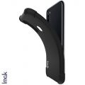 Ударопрочный бронированный IMAK чехол для Samsung Galaxy A70s с усиленными углами песочно-черный + защитная пленка на экран