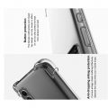 Ударопрочный бронированный IMAK чехол для Samsung Galaxy Note 10 Lite с усиленными углами черный + защитная пленка на экран