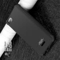 Ударопрочный бронированный IMAK чехол для Xiaomi Redmi 6A с усиленными углами черный + защитная пленка на экран