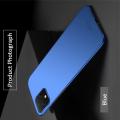Ультратонкий Матовый Кейс Пластиковый Накладка Чехол для Google Pixel 4 Синий