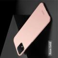 Ультратонкий Матовый Кейс Пластиковый Накладка Чехол для Google Pixel 4 Розовый
