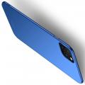 Ультратонкий Матовый Кейс Пластиковый Накладка Чехол для iPhone 11 Pro Синий