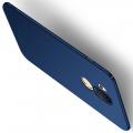 Ультратонкий Матовый Кейс Пластиковый Накладка Чехол для LG G7 ThinQ Синий