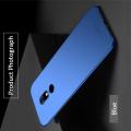Ультратонкий Матовый Кейс Пластиковый Накладка Чехол для Nokia 3.2 Синий