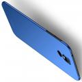 Ультратонкий Матовый Кейс Пластиковый Накладка Чехол для Nokia 3.2 Синий
