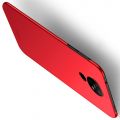 Ультратонкий Матовый Кейс Пластиковый Накладка Чехол для Nokia 6.2 Красный