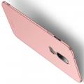 Ультратонкий Матовый Кейс Пластиковый Накладка Чехол для OnePlus 6 Розовое Золото