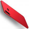 Ультратонкий Матовый Кейс Пластиковый Накладка Чехол для Samsung Galaxy A60 Красный
