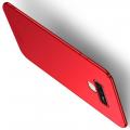 Ультратонкий Матовый Кейс Пластиковый Накладка Чехол для Samsung Galaxy Note 9 Красный