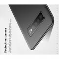 Ультратонкий Матовый Кейс Пластиковый Накладка Чехол для Samsung Galaxy S10 Plus Черный
