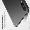 Ультратонкий Матовый Кейс Пластиковый Накладка Чехол для Xiaomi Mi 9 Lite Черный