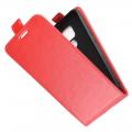 Вертикальный флип чехол книжка с откидыванием вниз для Huawei Mate 30 Lite - Красный
