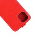 Вертикальный флип чехол книжка с откидыванием вниз для iPhone 11 - Красный