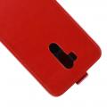 Вертикальный флип чехол книжка с откидыванием вниз для LG G7 ThinQ - Красный