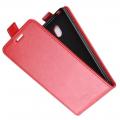 Вертикальный флип чехол книжка с откидыванием вниз для Nokia 1 Plus - Красный