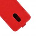 Вертикальный флип чехол книжка с откидыванием вниз для OnePlus 7 - Красный