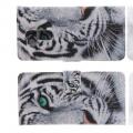Защитный Флип Чехол для LG G7 ThinQ в Виде Книжки с Рисунком Тигр