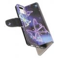 Защитный Флип Чехол для Samsung Galaxy S10 Lite в Виде Книжки с Рисунком Фиолетовый