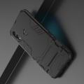 Защитный усиленный гибридный чехол противоударный с подставкой для Huawei Honor 10 Lite Черный